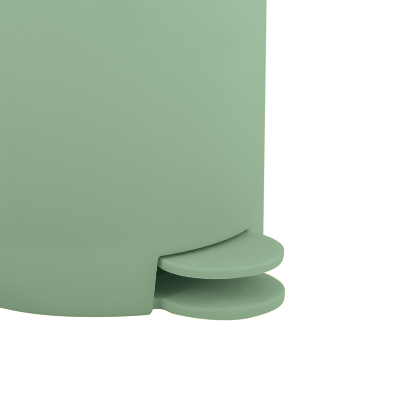 Papelera con pedal PP OSAKI 3L Verde Albahaca Mate MSV