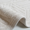 Alfombra de baño CUBO de algodón 50x80 cm blanco Spirella