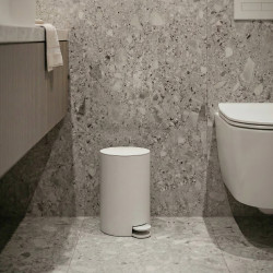 Poubelle à  pédale OSAKI 3L Blanc MSV