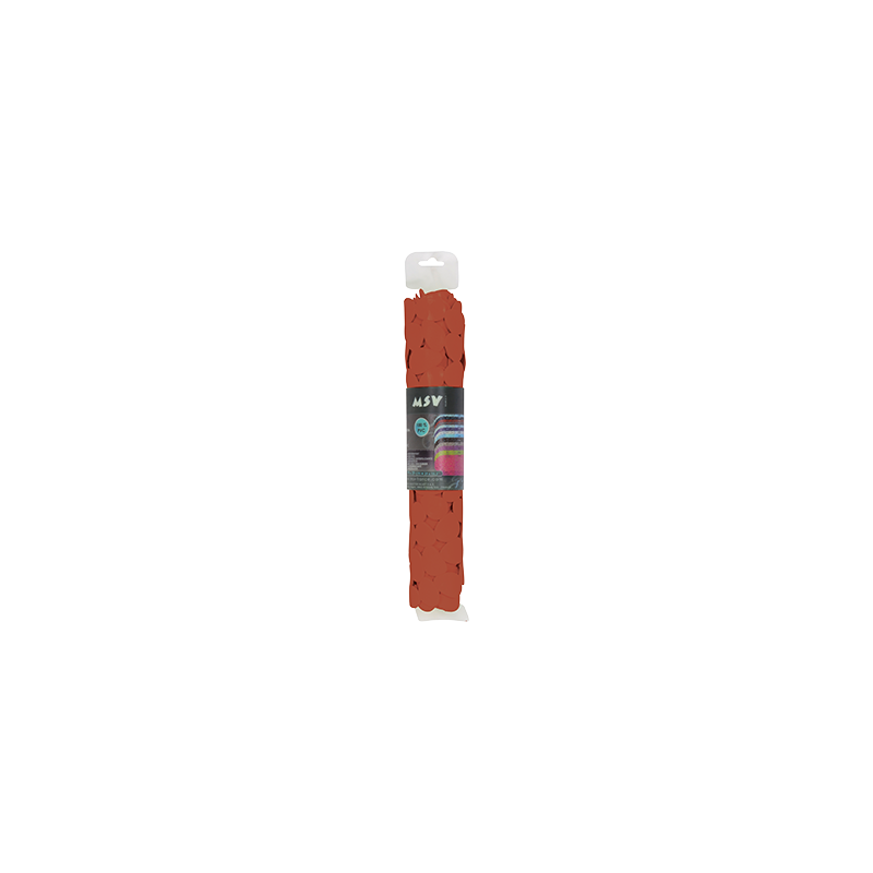 Non-slip shower mat PVC 53x53cm Terracotta MSV