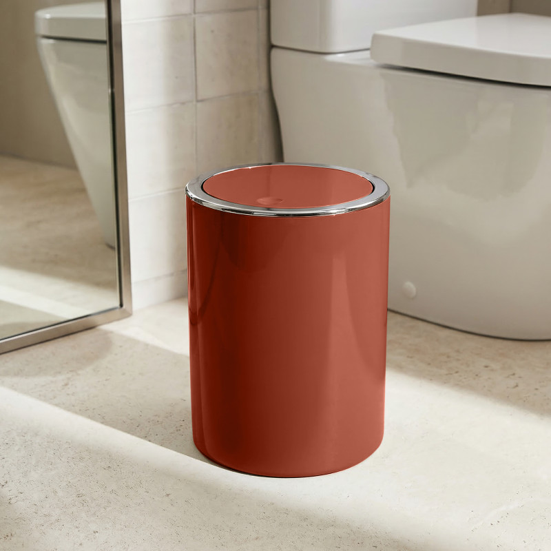 MSV Schwingdeckeleimer KAMAKA 6L Terrakotta