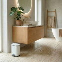 Pattumiera a pedale Acciaio AKIRA 5L Spirella bianco opaco