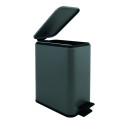 Poubelle à  pédale Inox ERIK 5L Gris mat Spirella