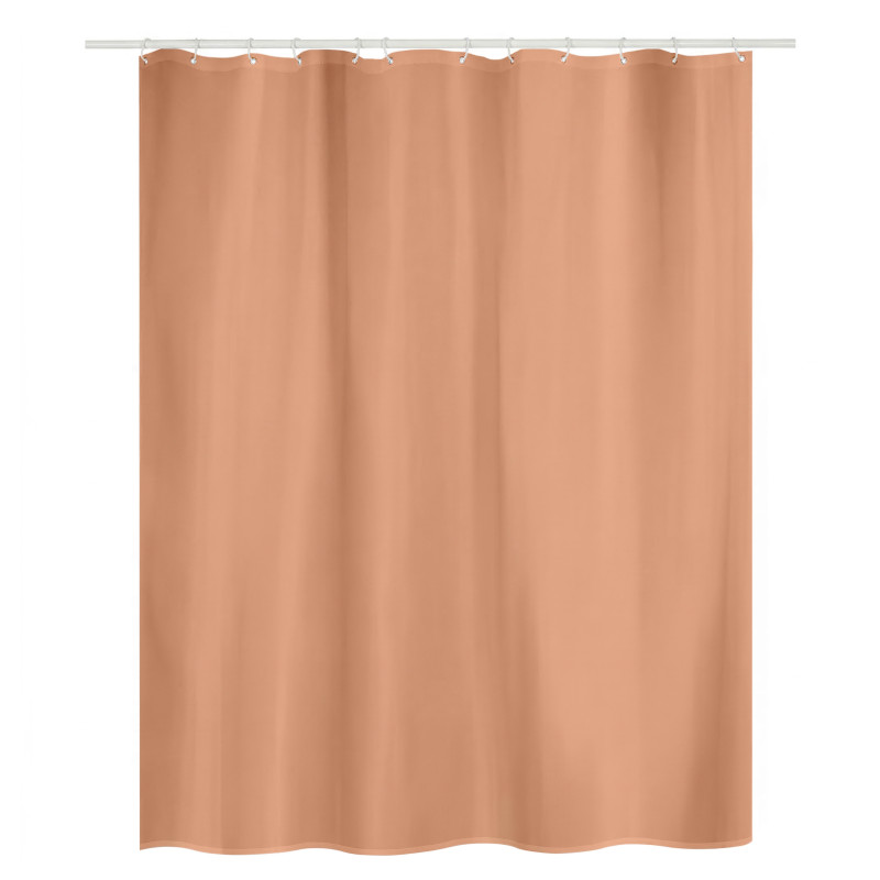 Polyester shower curtain 180x200cm Peach MSV