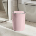 MSV Schwingdeckeleimer KAMAKA 6L Pastellrosa