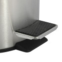 Poubelle à  pédale Inox 12L Gris MSV