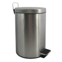Pedal bin Stainless Steel 12L Gray MSV