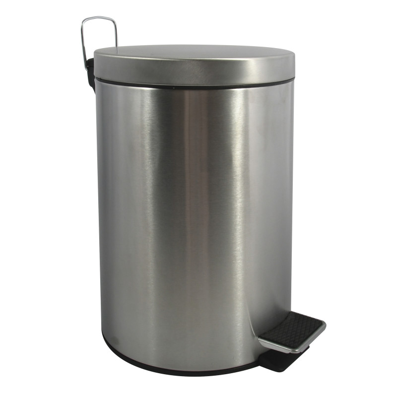 MSV Treteimer Edelstahl 12L Edelstahl