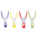 Lot de 12 Pinces à  linge Bi matière MSV