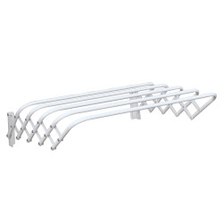 Etendoir mural 4M Acier Blanc MSV