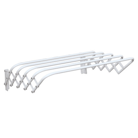 Tendedero de pared 4M Blanco Acero MSV