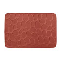Tapis de bain Microfibre PEBBLE 40x60cm Terracotta MSV