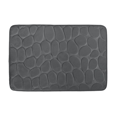 Microfiber bath mat PEBBLE 50x80cm Dark gray MSV