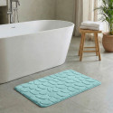 MSV Badematte PEBBLE Mikrofaser 40x60cm Pastellgrün