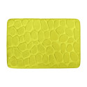 Tapis de bain Microfibre PEBBLE 50x80cm Vert Anis MSV
