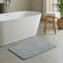 Tapis de bain Microfibre PEBBLE 40x60cm Gris MSV