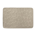 Tapis de bain Microfibre PEBBLE 50x80cm Beige MSV