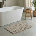 Tapis de bain Microfibre PEBBLE 50x80cm Beige MSV
