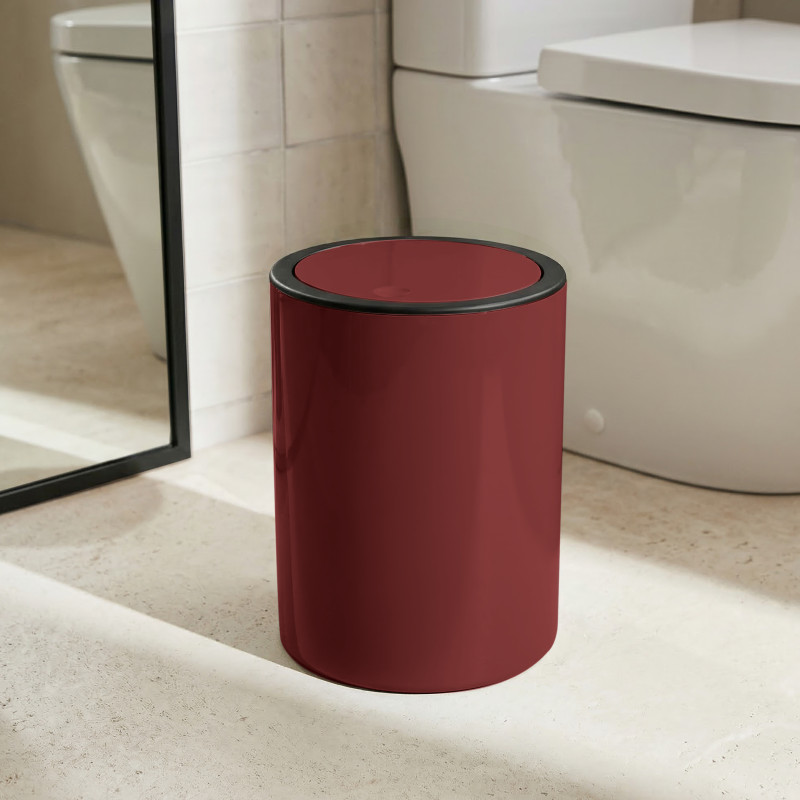 Papelera basculante KAMAKA 6L Berry MSV