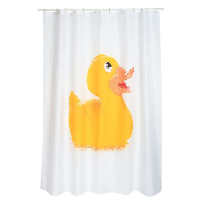 copy of MSV Duschvorhang Polyester 180x200cm Schokolade - Ringe inklusive