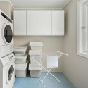 Etendoir à  linge 10M Acier 1 niveau Blanc MSV