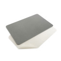 Alfombrilla de baño de diatomita gris medio 60 x 39 cm MSV