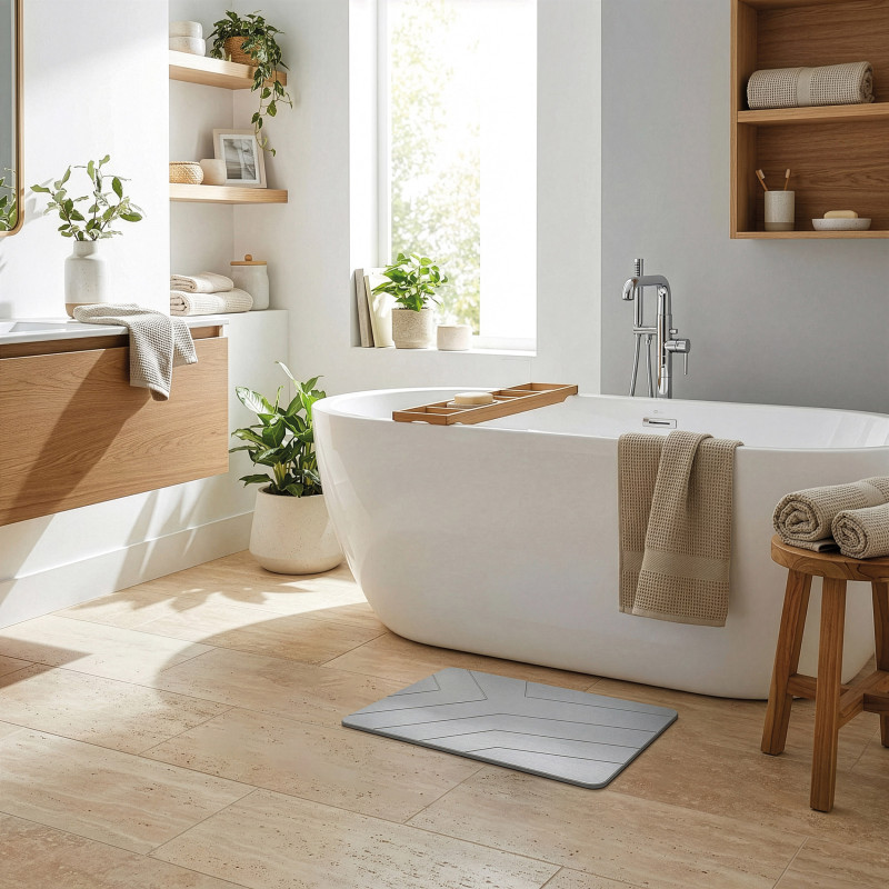 Diatomite bath mat ALAN 60 x 39 cm MSV