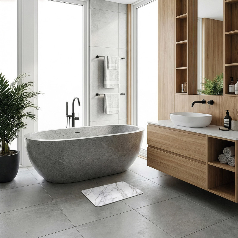 Diatomite bath mat ALLY 60 x 39 cm MSV