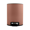 Poubelle à  pédale Inox RIKU 3L Terracotta mat Spirella