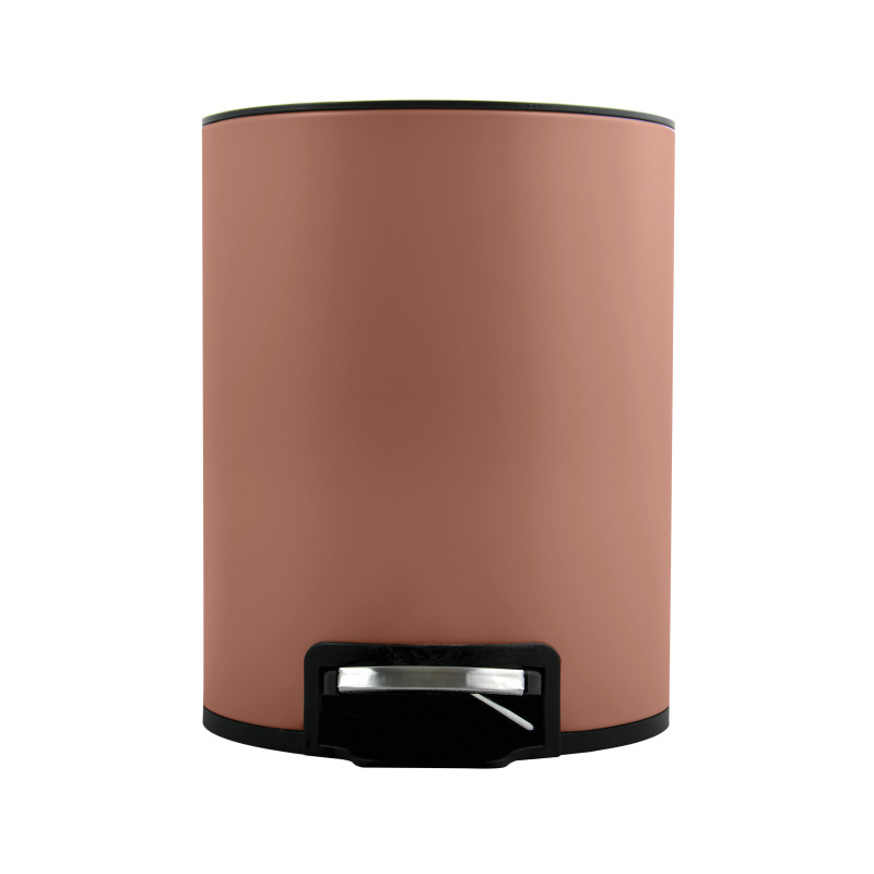 Poubelle à  pédale Inox RIKU 3L Terracotta mat Spirella