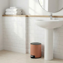 Pedal bin RIKU 3L Stainless Steel Matt Terracotta Spirella