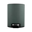 Poubelle à  pédale Inox RIKU 3L Vert mat Spirella