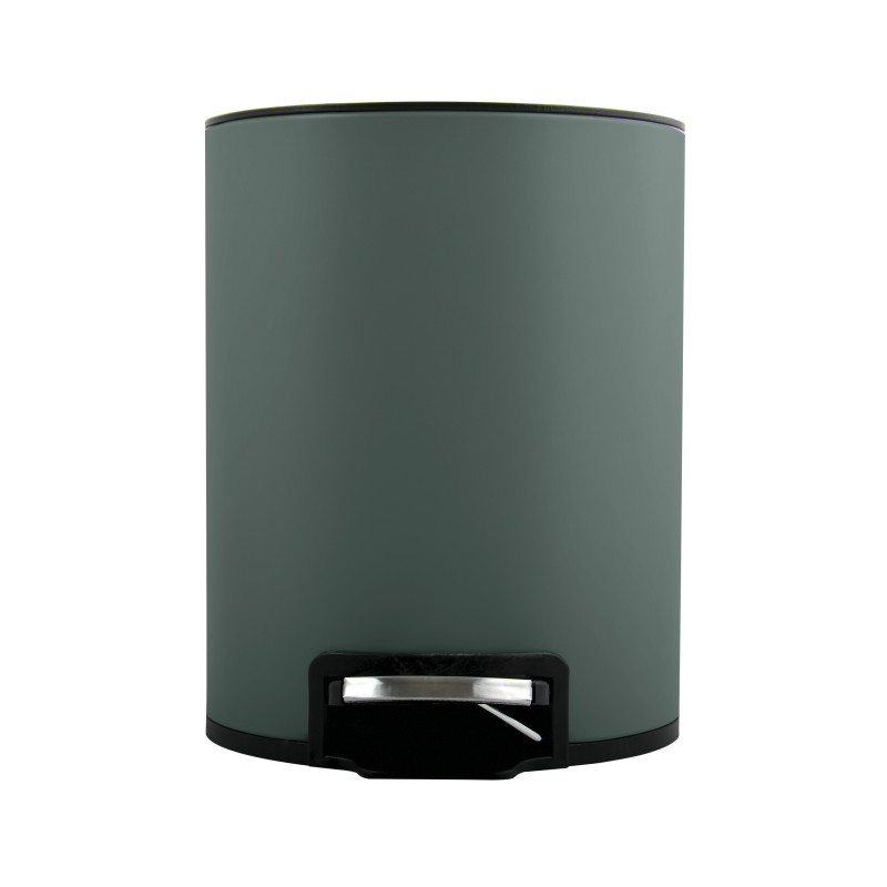 Pattumiera a pedale RIKU 3L in acciaio inox verde opaco Spirella