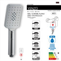 Pommeau de douche en ABS Yenzo Spirella