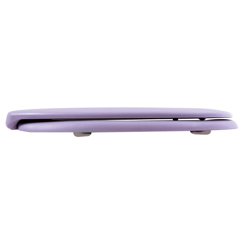 Sedile WC rigido NEELA Thermo Lavanda opaco - Cerniere Spirella ABS cromate