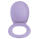 Abattant wc thermo dur avec fermeture silencieuse Blanc mat Spirella