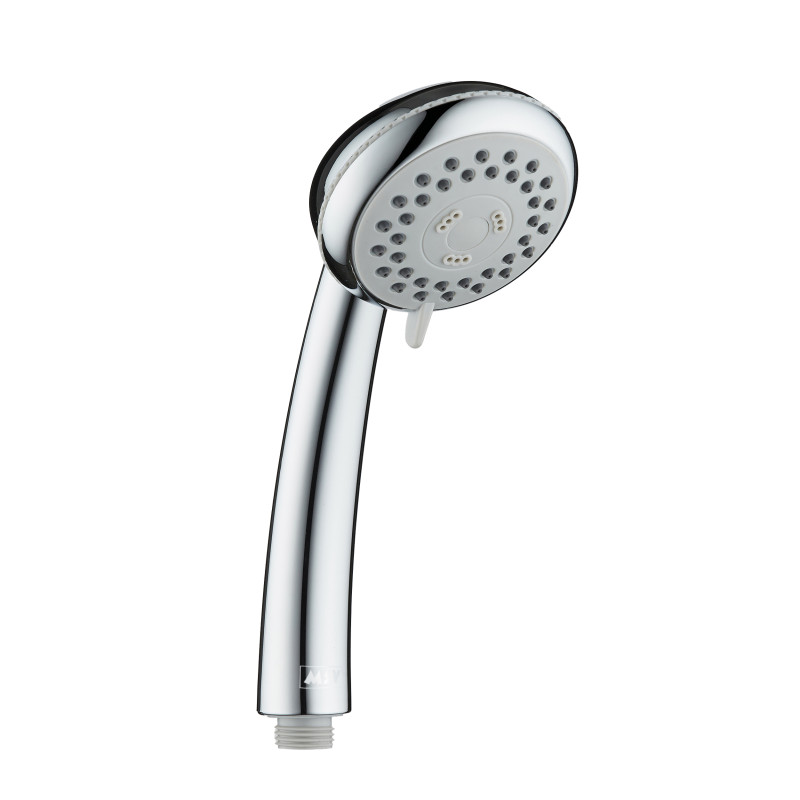 Pommeau de douche à main MSV Pietro 3 fonctions – ABS chromé – Économie d’eau – Picots anti-calcaire Ø75 mm