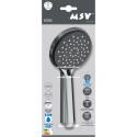 Pommeau de douche MSV Ezio Chrome – 3 fonctions – Économie d’eau 69 % – Ø 100 mm