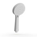 Pommeau de douche MSV Ezio Blanc matt – 3 fonctions – Économie d’eau 69 % – Ø 100 mm