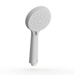 Pommeau de douche MSV Ezio Blanc matt – 3 fonctions – Économie d’eau 69 % – Ø 100 mm