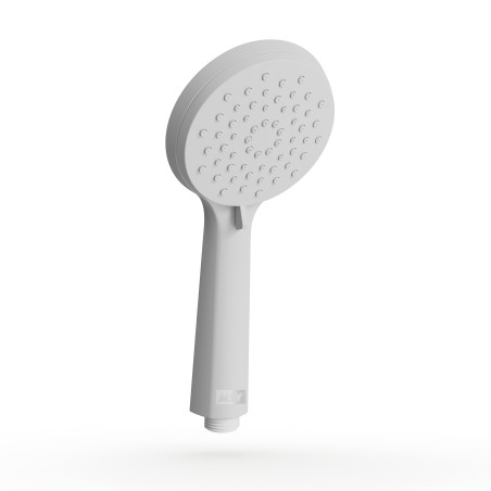 Pommeau de douche MSV Ezio Blanc matt – 3 fonctions – Économie d’eau 69 % – Ø 100 mm