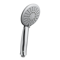 Pommeau de douche MSV Davi Ø 113 mm – 3 jets – Économie d'eau 52 % – Chromé