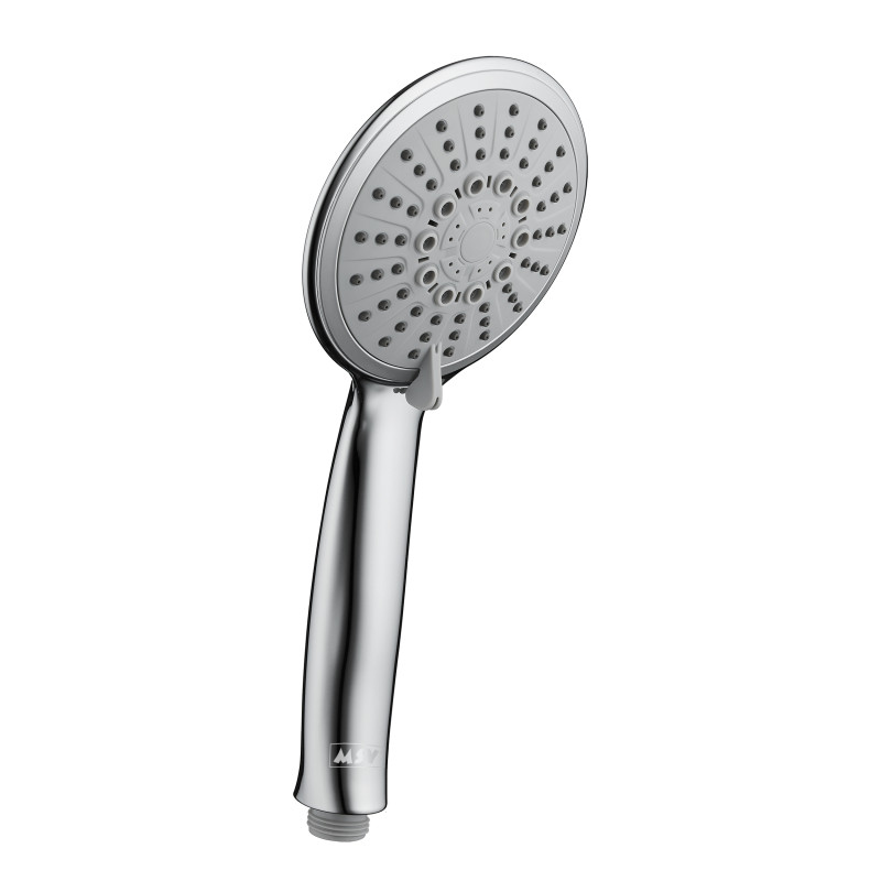 Pommeau de douche MSV Davi Ø 113 mm – 3 jets – Économie d'eau 52 % – Chromé