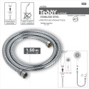 Flexible de douche MSV Teddy 1,50 m Ø14 mm – Double verrouillage anti-torsion – Chrome