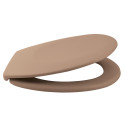 Abattant wc thermo dur avec fermeture silencieuse terracotta Spirella