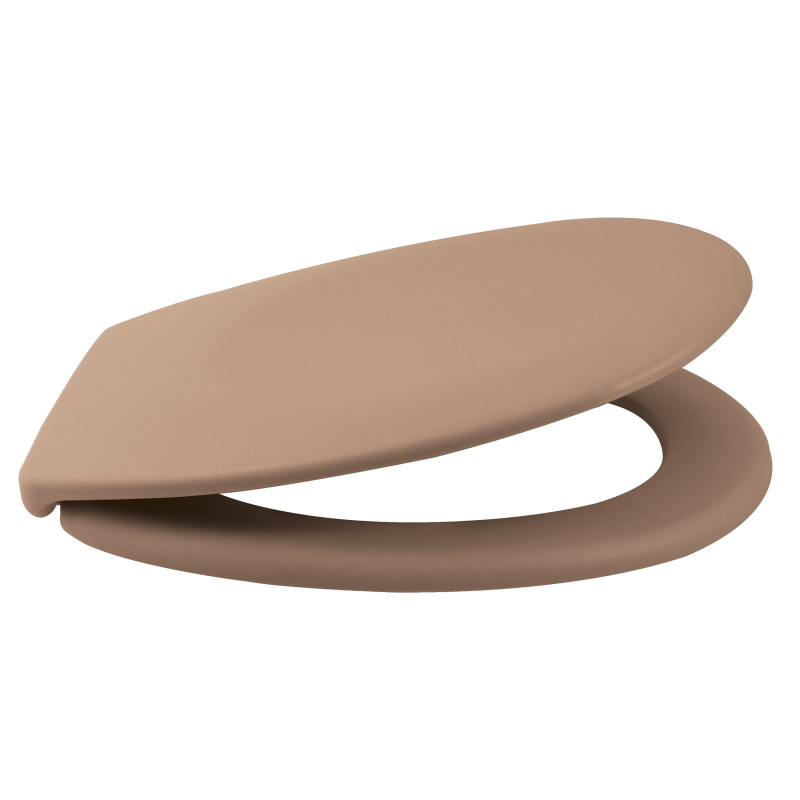 Toilet seat Thermo Hard NEELA Matt Cappuccino - Chrome ABS Hinges Spirella