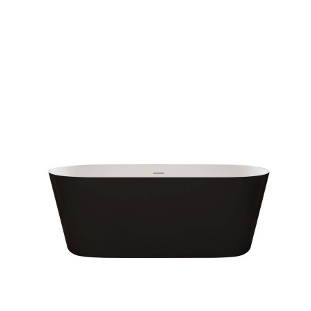 Baignoire ilot Anabelle 170 x 75 cm en Acrylique noir mat