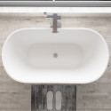 Baignoire ilot Anabelle 170 x 75 cm en Acrylique blanc brillant