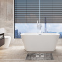 Baignoire ilot Anabelle 170 x 75 cm en Acrylique blanc brillant