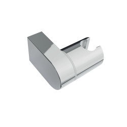 Support mural orientable pour pommeau de douche chromé – Réglable – Olga ABS